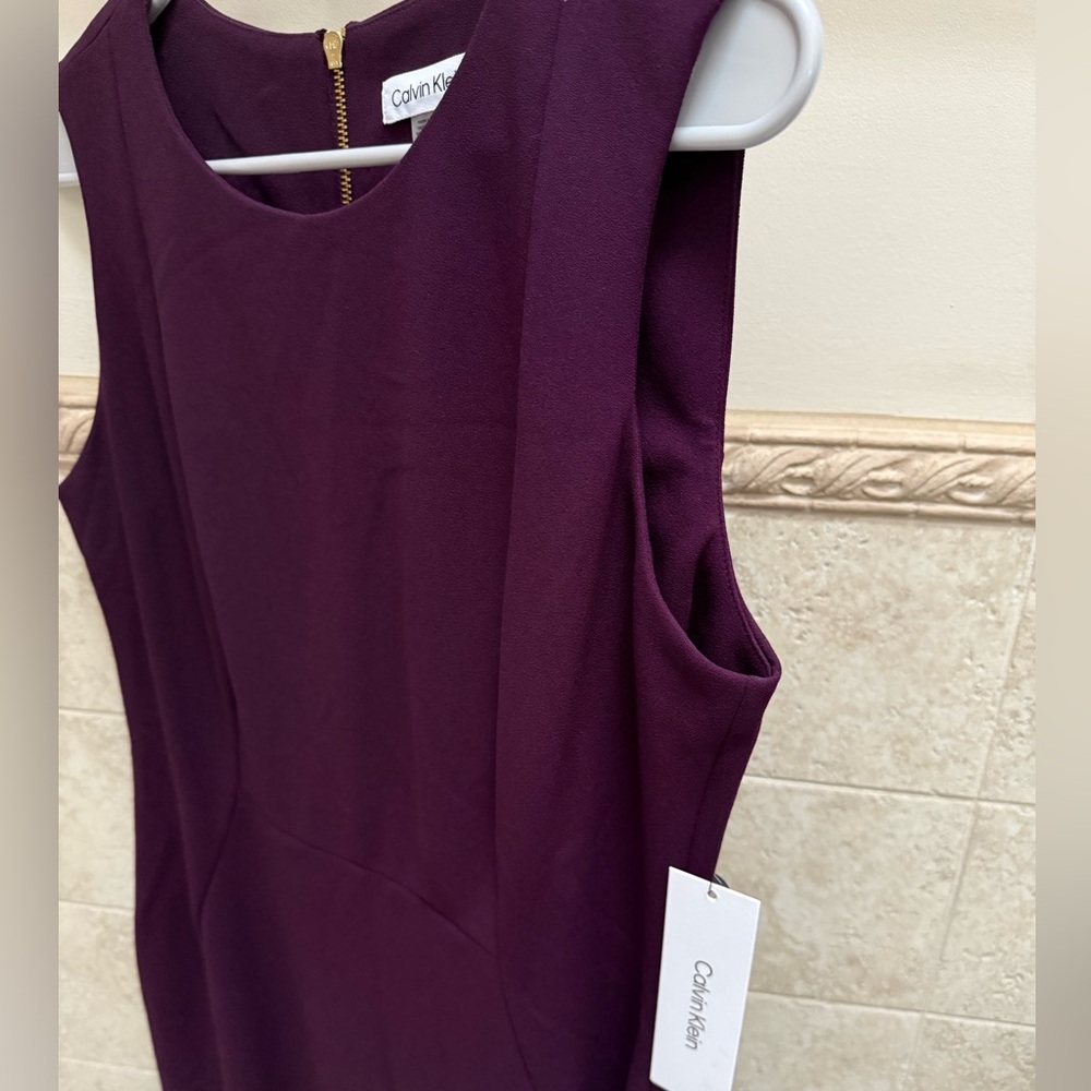 Calvin Klein Purple Dress